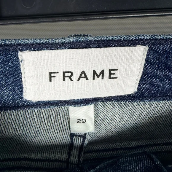 Frame Le High Flare Leg Jeans Bestia Blue Wash High Rise Womens size 29 - Picture 9 of 9
